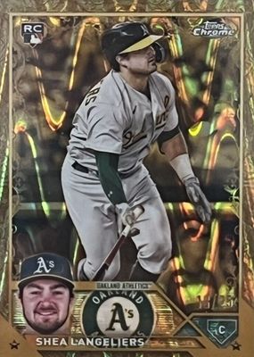 2023 Topps Gilded Collection #74 RayWave Gold Etch Refractor /25