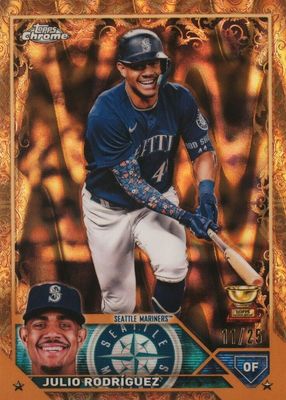 2023 Topps Gilded Collection #150 RayWave Gold Etch Refractor /25