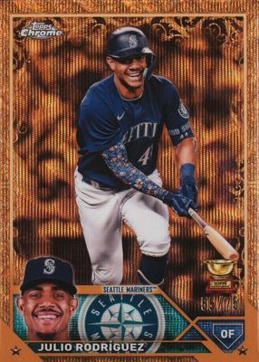 2023 Topps Gilded Collection #150 Wave Gold Etch Refractor /75