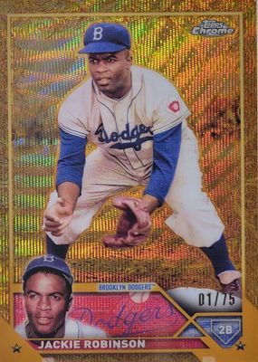 2023 Topps Gilded Collection #60 Wave Gold Etch Refractor /75