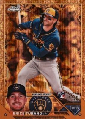 2023 Topps Gilded Collection #118 Wave Gold Etch Refractor /75