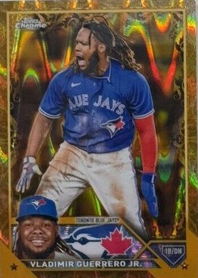 2023 Topps Gilded Collection #107 RayWave Gold Etch Refractor /25