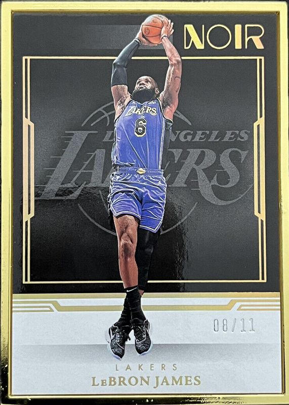 LeBron James 2022 Noir #219 Statement Edition - FOTL /11 PSA 9