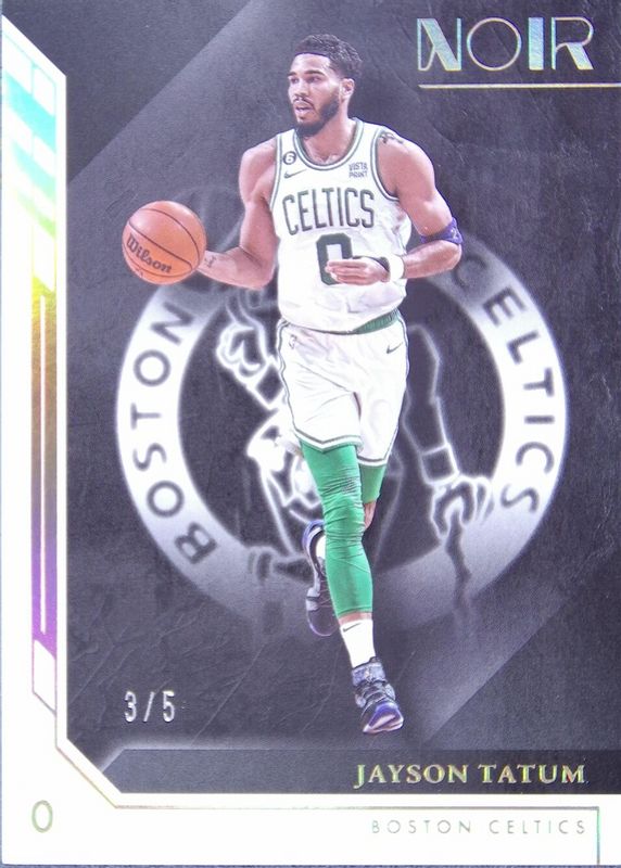 Jayson Tatum 2022 Noir #4 Association Edition - Holo Gold /5 SGC 9