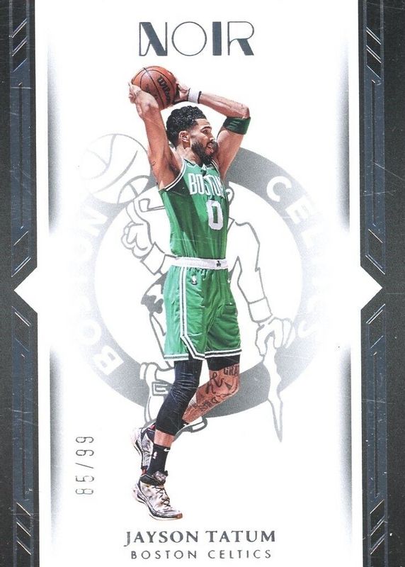 Jayson Tatum 2022 Noir #74 Icon Edition /99 SGC 9