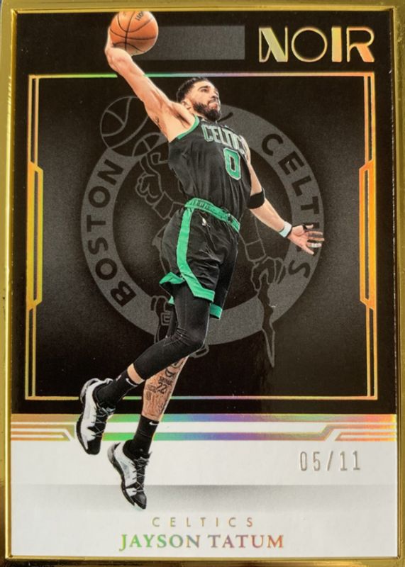 Jayson Tatum 2022 Noir #229 Statement Edition - FOTL /11 PSA 10