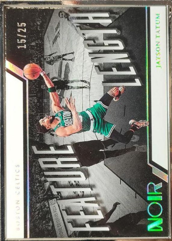 Jayson Tatum 2022 Noir #264 Feature Length /25 BGS 10 PRISTINE