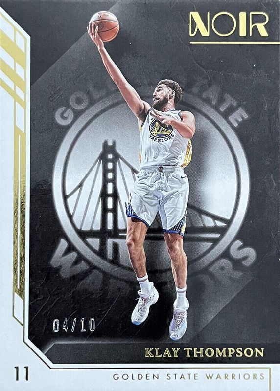 Klay Thompson 2022 Noir #11 Association Edition - Gold /10 BGS 9