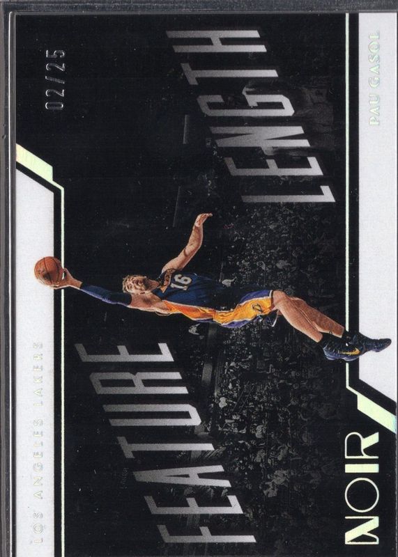 Pau Gasol 2022 Noir #269 Feature Length /25 BGS 10 PRISTINE