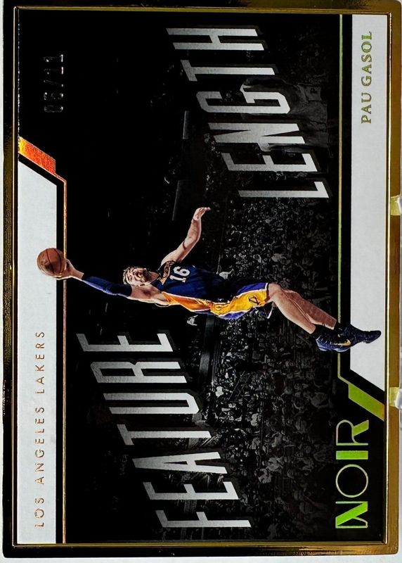 Pau Gasol 2022 Noir #269 Feature Length - FOTL /11 SGC 9.5