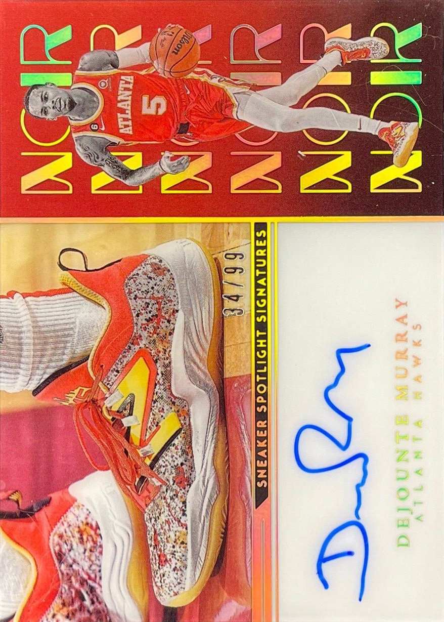 NBA Dejounte Murray サインカード　x/99 Dejounte Murray 2022 Noir #SSS-DJM Sneaker Spotlight