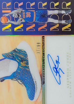 2022 Noir #SSS-SCU Sneaker Spotlight Signatures /99