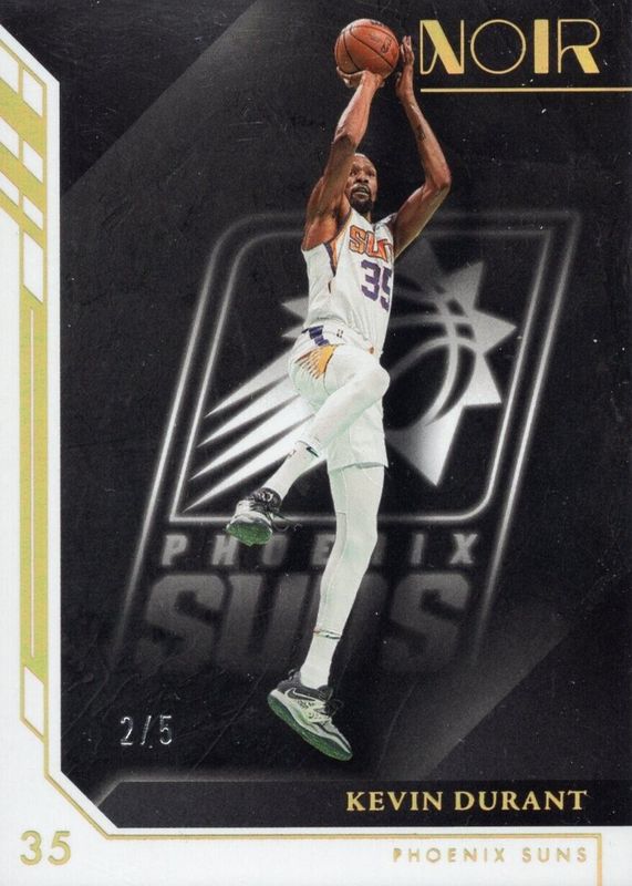 Kevin Durant 2022 Noir #19 Association Edition - Holo Gold /5 RAW