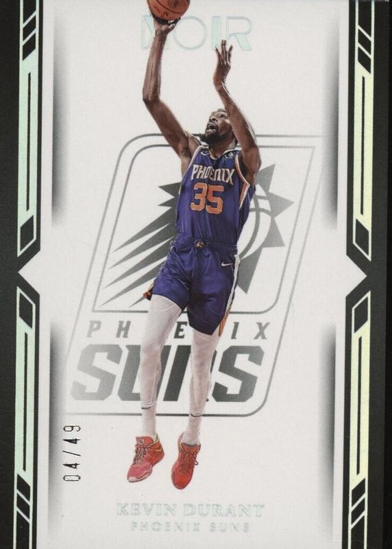 Kevin Durant 2022 Noir #89 Icon Edition - Holo Silver /49 RAW