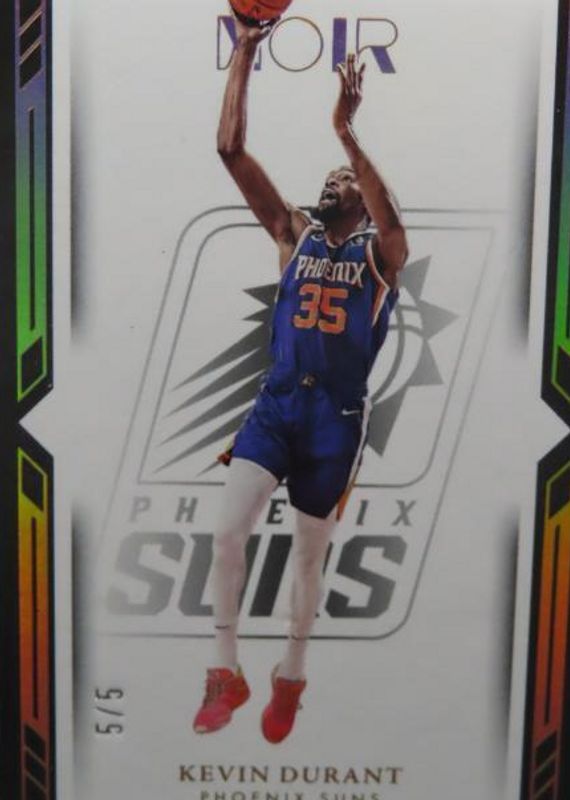 Kevin Durant 2022 Noir #89 Icon Edition - Holo Gold /5 RAW