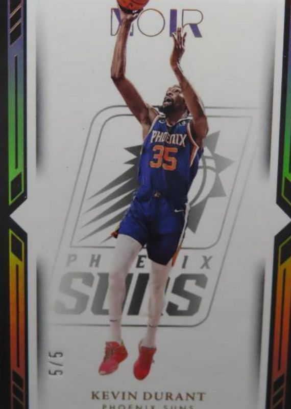 Kevin Durant 2022 Noir #89 Icon Edition - Holo Gold /5 PSA 10