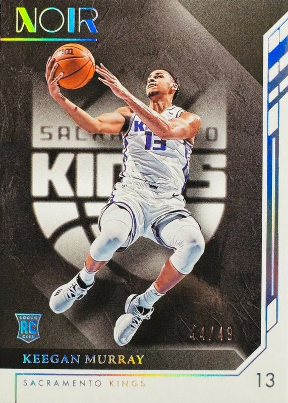 Keegan Murray 2022 Noir #165 Association Edition - Holo Silver /49 Rookie RAW