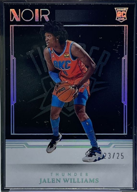 Jalen Williams 2022 Noir #236 Statement Edition /25 Rookie PSA 9