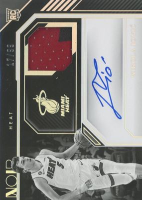 2022 Noir #308 Rookie Patch Auto Black & White /99