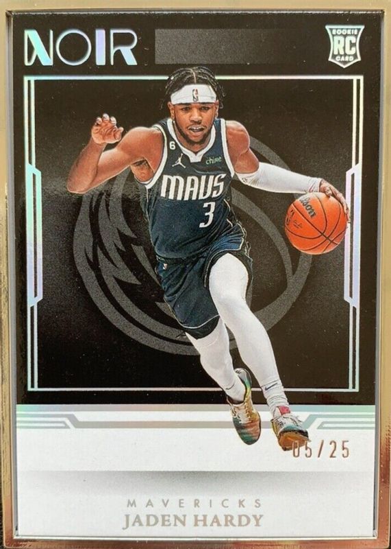 Jaden Hardy 2022 Noir #250 Statement Edition /25 Rookie RAW
