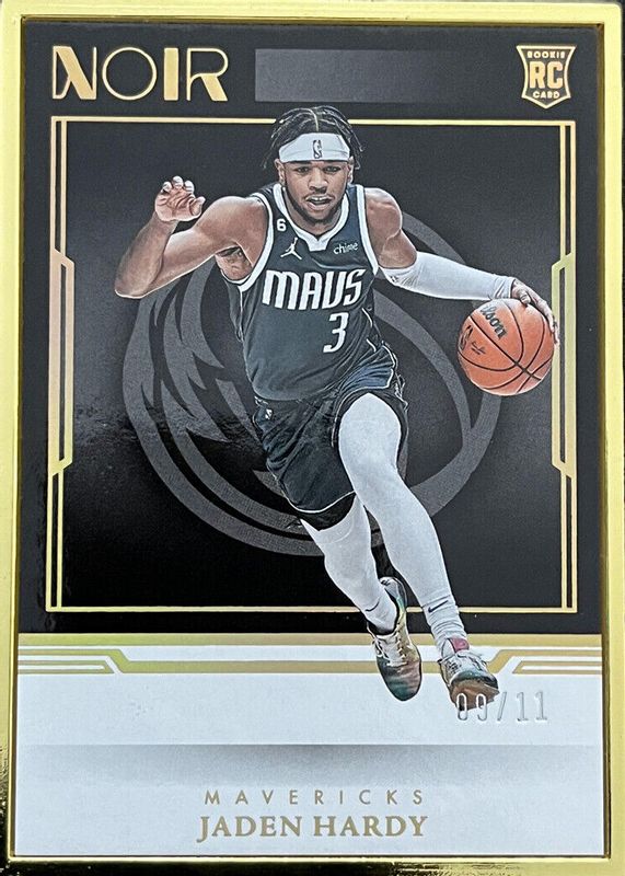 Jaden Hardy 2022 Noir #250 Statement Edition - FOTL /11 Rookie RAW