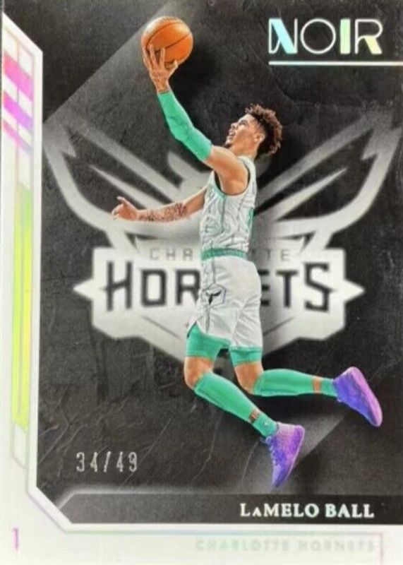 LaMelo Ball 2022 Noir #61 Association Edition - Holo Silver /49 RAW