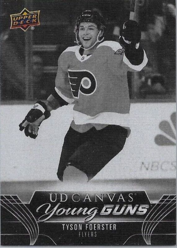 2023 Upper Deck #C100 Young Guns Canvas - Black & White