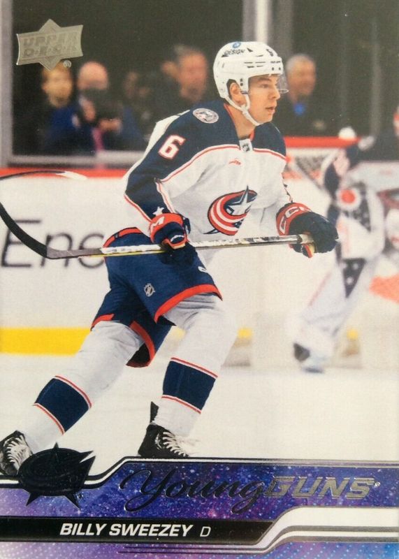 Billy Sweezey 2023 Upper Deck Young Guns Base 487 Price Guide Sports