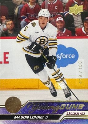 2023 Upper Deck #497 Young Guns - UD Exclusives /100