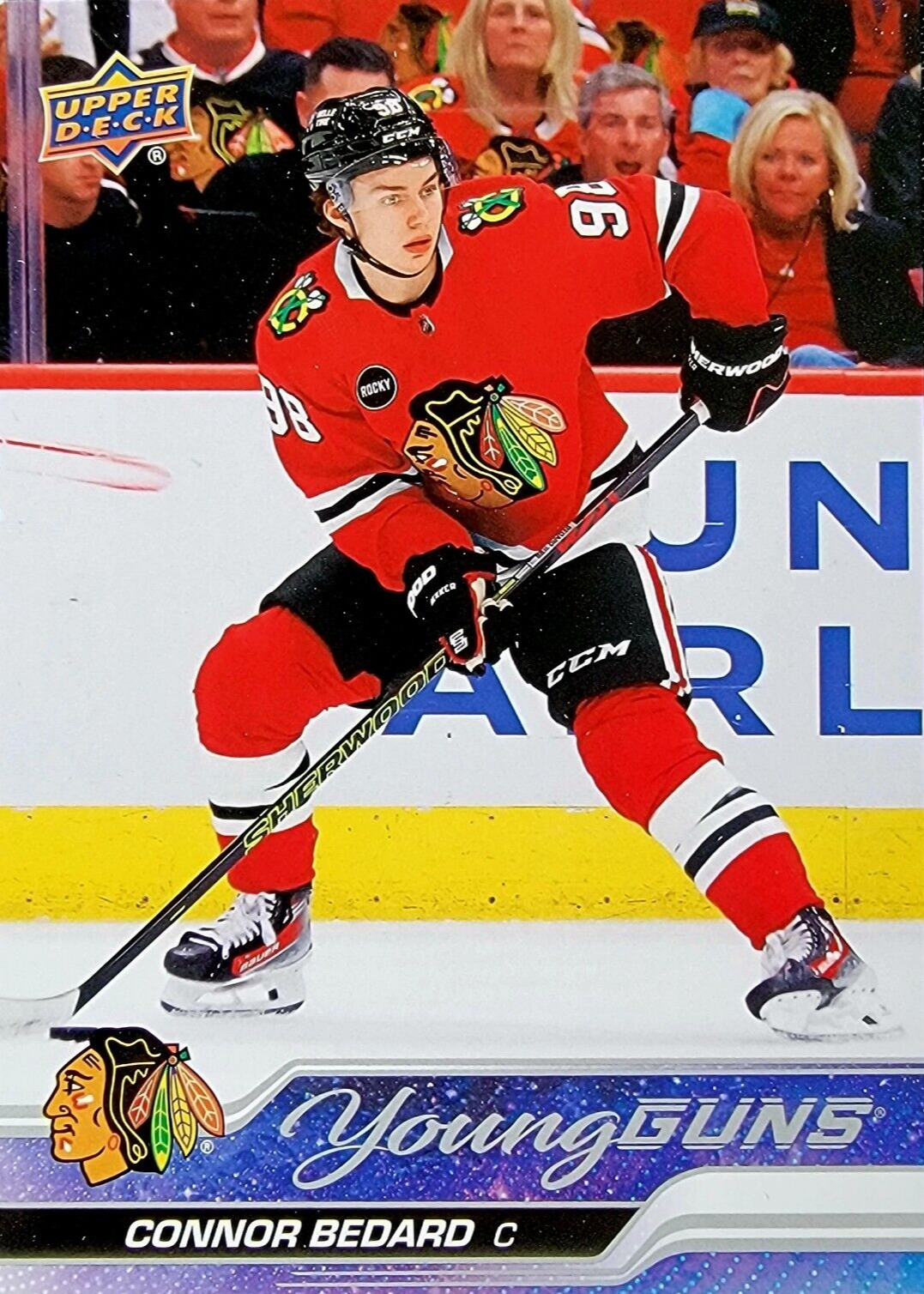 Connor Bedard 2023 Upper Deck #451 Young Guns - Jumbo Price Guide