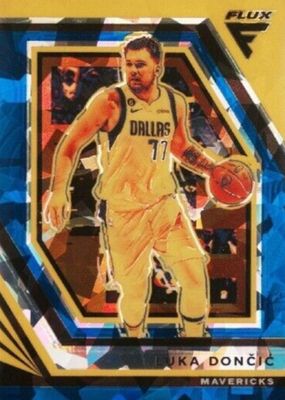 2022 Flux #105 Blue Cracked Ice /25