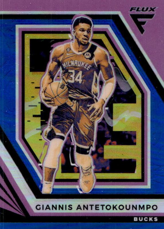 Giannis Antetokounmpo 2022 Flux #98 Blue /99 SGC 9.5