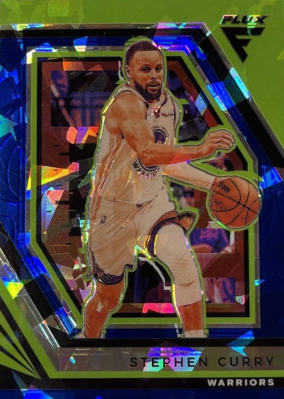 Stephen Curry 2022 Flux #147 Blue Cracked Ice /25 SGC 10