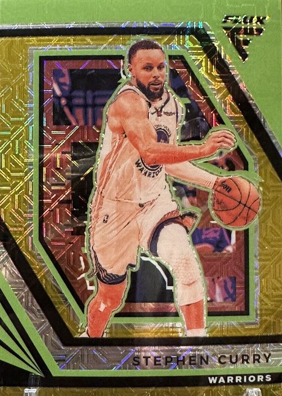 Stephen Curry 2022 Flux #147 Gold Mojo /10 PSA 10