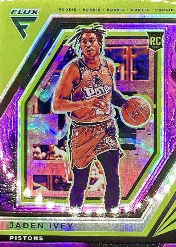 Jaden Ivey 2022 Flux #214 Supernova /75 Rookie PSA 10