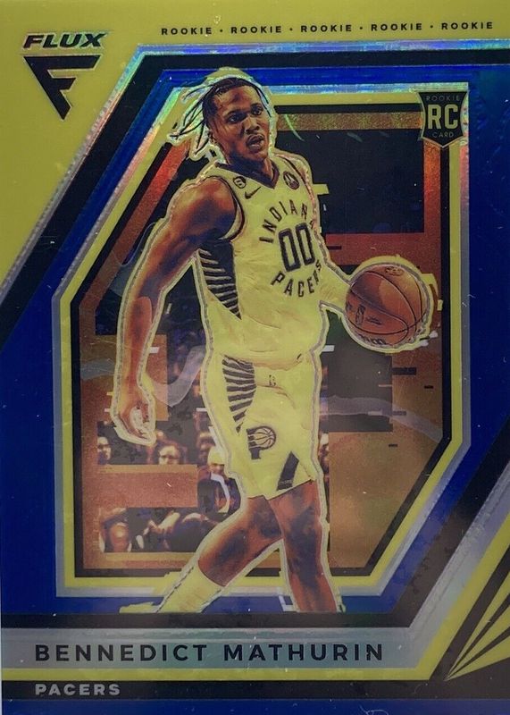 Bennedict Mathurin 2022 Flux #212 Blue /99 Rookie PSA 10