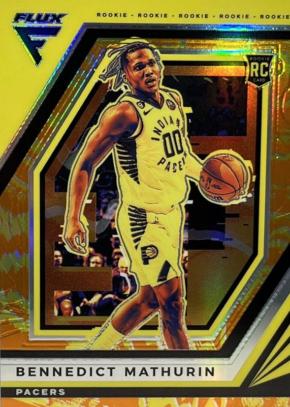 Bennedict Mathurin 2022 Flux #212 Sunrise Rookie PSA 10