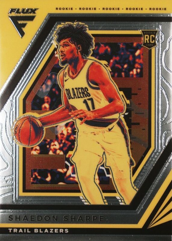 Shaedon Sharpe 2022 Flux #207 Base Rookie RAW