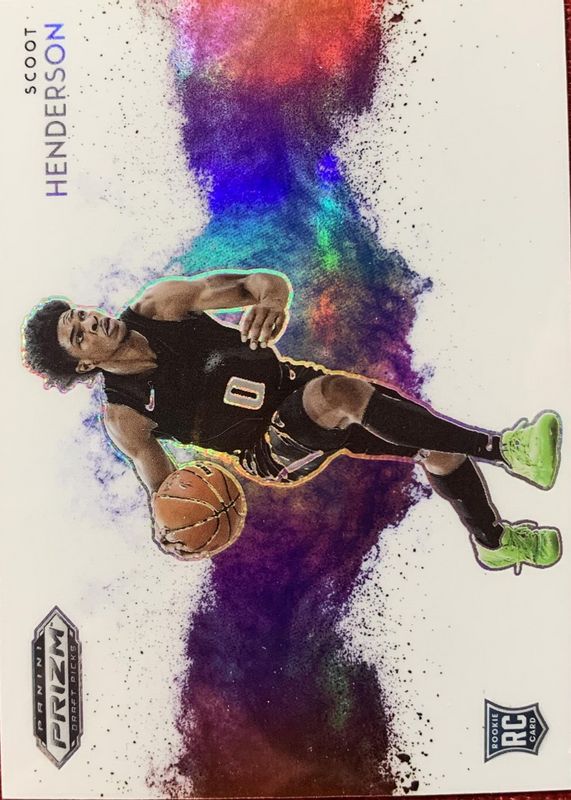 Scoot Henderson 2023 Prizm Draft Picks #8 Color Blast /(SSP) Rookie SGC 10