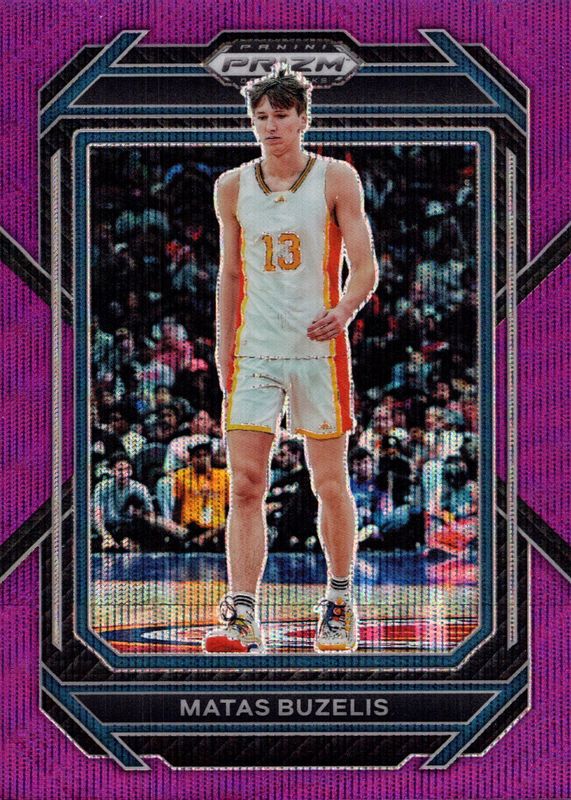 2023 Prizm Draft Picks #13 Purple Wave