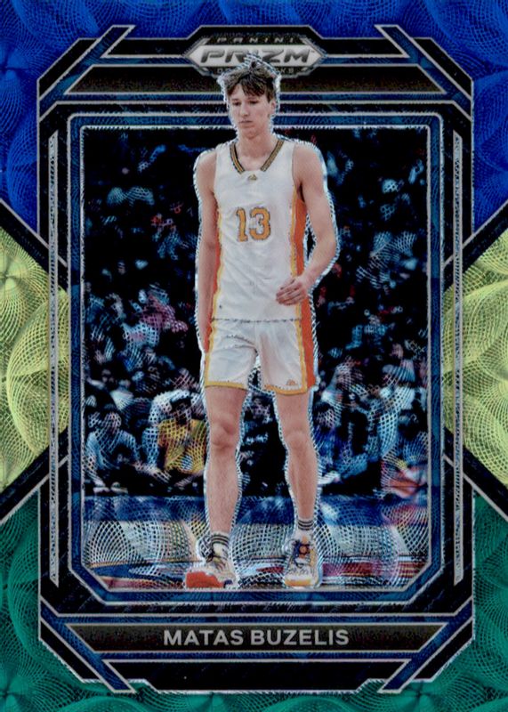 2023 Prizm Draft Picks #13 Choice Blue Yellow Green