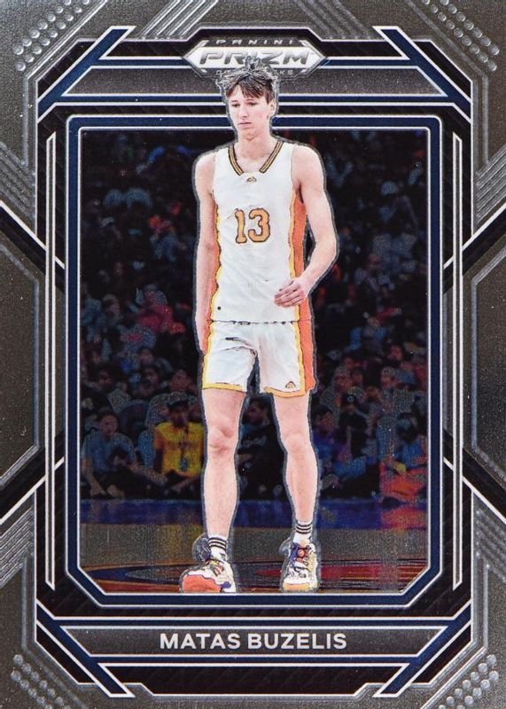 Matas Buzelis 2023 Prizm Draft Picks #13 Base SGC 9.5