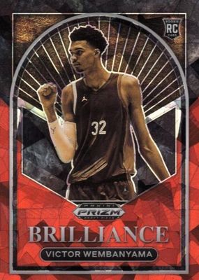 2023 Prizm Draft Picks #1 Brilliance - Red Ice