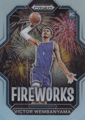 2023 Prizm Draft Picks #1 Fireworks - Silver