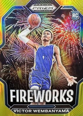 2023 Prizm Draft Picks #1 Fireworks - Gold /10