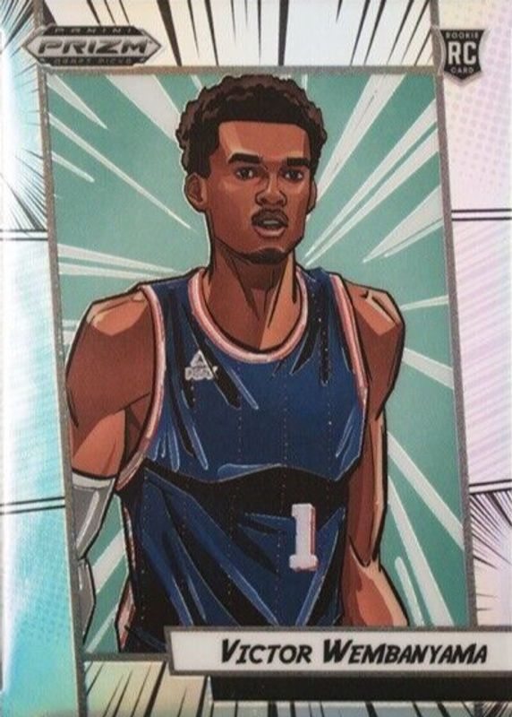 Victor Wembanyama 2023 Prizm Draft Picks #3 Manga /(SSP) Rookie PSA 10