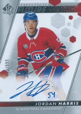 2022-23 SP Authentic Top Rookies Jordan Harris #TR-16 Montreal