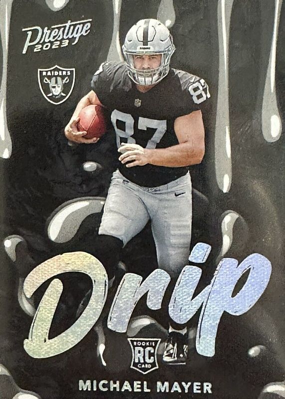 Michael Mayer 2023 Prestige #16 NFL Drip /(SSP) Rookie RAW