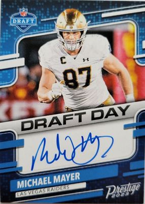 2023 Prestige #DDS-MMR Draft Day Signatures