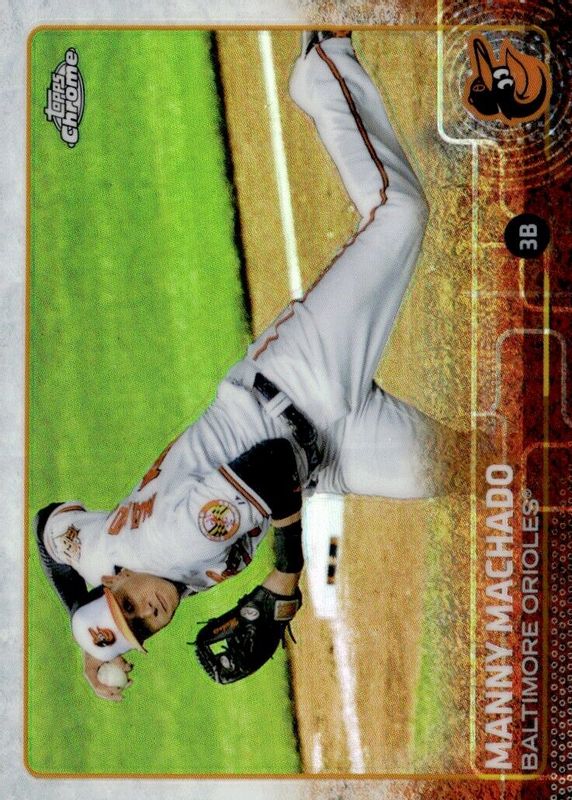 Manny Machado 2015 Topps Chrome #42 Refractor PSA 10